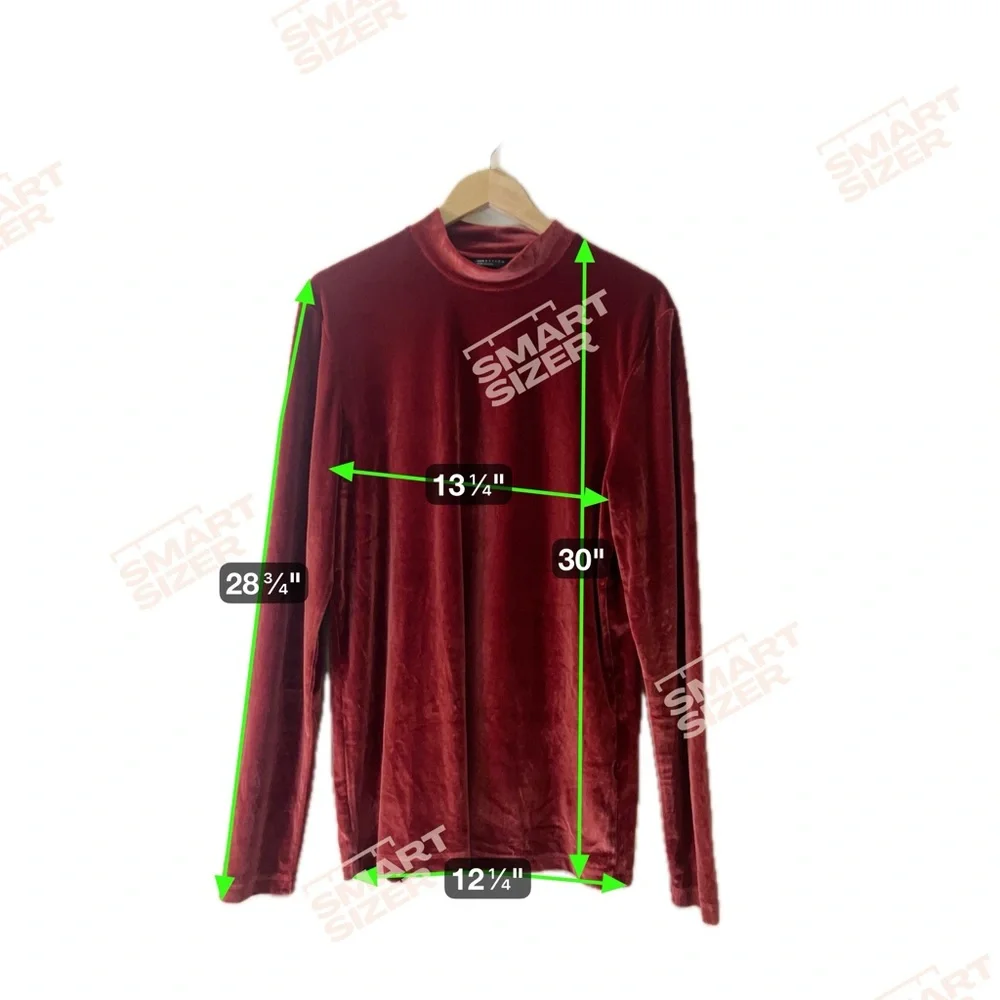 ASOS DESIGN muscle long sleeve t-shirt in burgundy velour with turtleneck - Picture 12 of 16